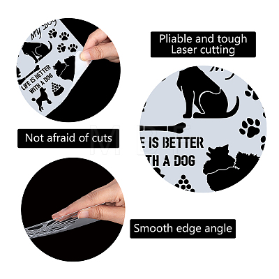 PET Plastic Hollow Out Drawing Painting Stencils Templates DIY-WH0244-241-1