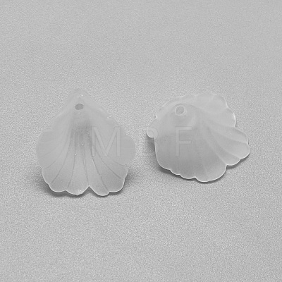 Transparent Acrylic Bead Caps X-FACR-S013-SB518-1
