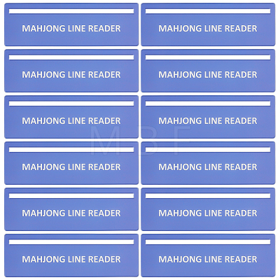 Plastic Mahjong Rules Reader AJEW-WH0796-53B-1