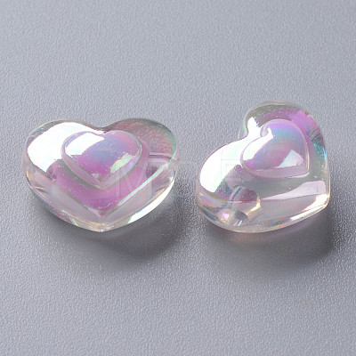 Transparent Acrylic Beads TACR-S152-08B-09-1