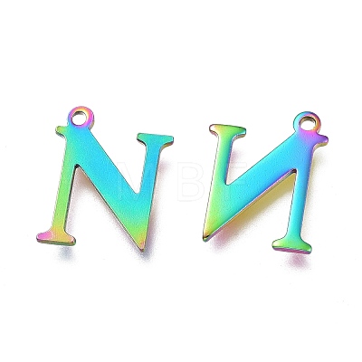 Ion Plating(IP) 304 Stainless Steel Charms STAS-H112-N-M-1