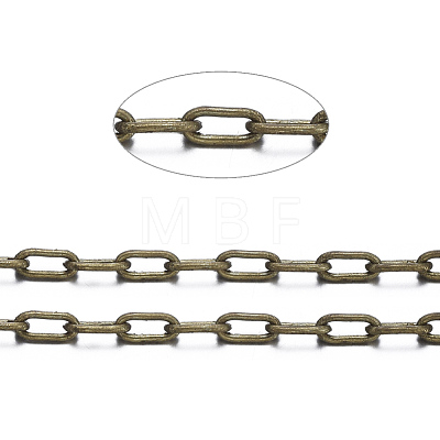 Brass Cable Chains CHC028Y-AB-1