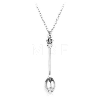 Teaspoon Alloy Pendant Necklaces for Women FS-WG6242D-02-1