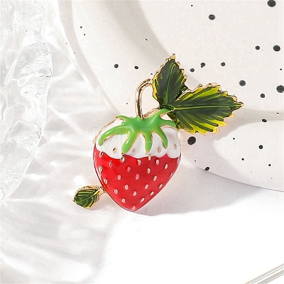 Strawberry Enamel Pins PW-WG87F99-01-1