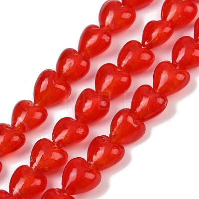 Handmade Lampwork Glass Beads Strands LAMP-Q005-06D-01-1