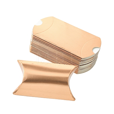 20Pcs Laser Cardboard Paper Pillow Candy Packing Boxes CON-YW0001-94A-1