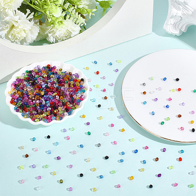 5600Pcs 28 Colors Transparent Acrylic Beads TACR-PA0001-34A-1