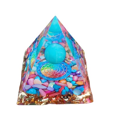 Orgonite Pyramid Resin Energy Generators PW-WG03459-01-1