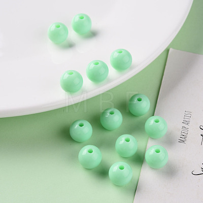 Opaque Acrylic Beads MACR-S370-C10mm-A05-1