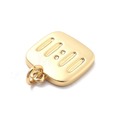 Rack Plating Brass Pendants KK-Q017-31G-1