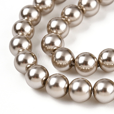 Glass Pearl Beads Strands HY-G002-01C-13-1