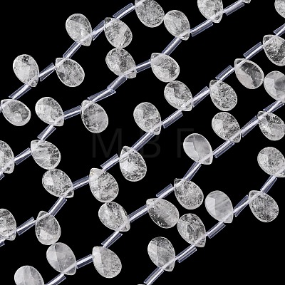 Natural Quartz Crystal Beads Strands G-L654-K01-01-1