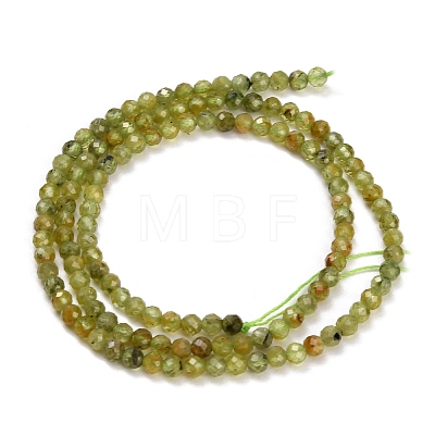 Natural Peridot Beads Strands GG-CBA753B-A04-3mm-1