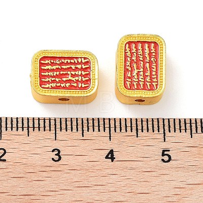 Alloy Enamel Beads ENAM-B001-02C-1