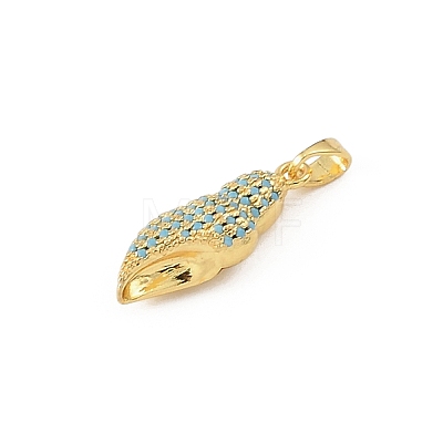 Ocean Brass & Rhinestone Pendants RB-CBA4B36-04G-06-1