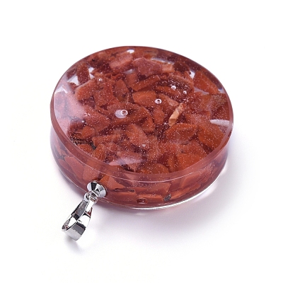 Resin Pendants KK-D531-01A-1