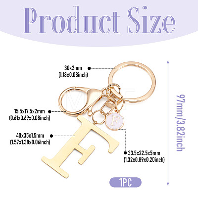 Stainless Steel Keychains KEYC-TAC0035-004F-G-1