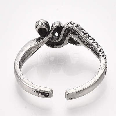 Alloy Cuff Finger Rings RJEW-T008-13-1