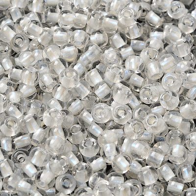 6/0 Transparent Colours Glass Seed Beads SEED-P006-01A-15-1