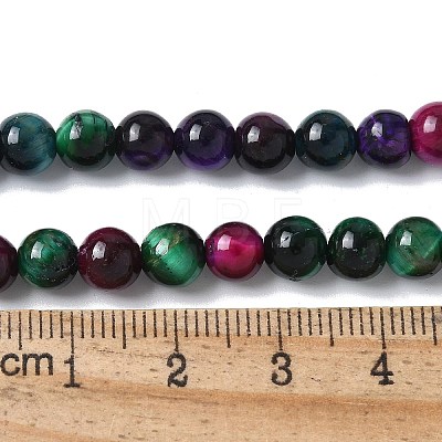 Natural Tiger Eye Beads Strands X-G-B133-A02-6MM-06-1