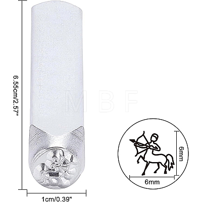 Iron Seal Stamps AJEW-BC0001-05K-1