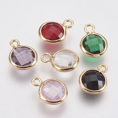 Glass Charms KK-Q752-006G-1