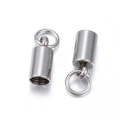 201 Stainless Steel Cord Ends STAS-E120-01-3.2mm-1