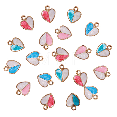 Alloy Enamel Pendants ENAM-CJ0001-28-1