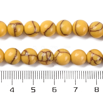 Synthetic Turquoise Beads Strands G-L605-G01-02C-1