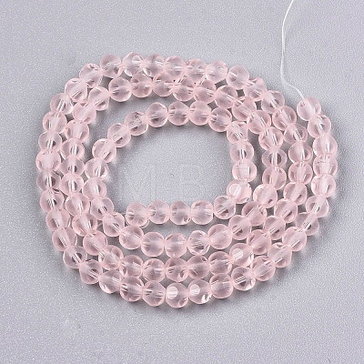 Transparent Glass Beads Strands GLAA-N033-05A-C12-1