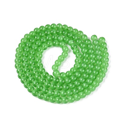 Acrylic Imitation Cat Eye Beads Strands OACR-Q197-01A-08-1