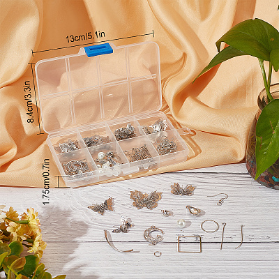 DIY Butterfly Drop Earring Making Kits DIY-SC0018-68-1
