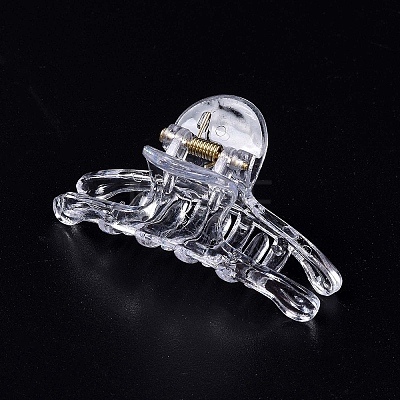 Transparent Plastic Large Claw Hair Clips PHAR-F016-07-1