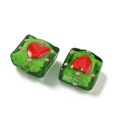 Handmade Lampwork Enamel Beads LAMP-G147-02-1