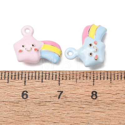 Alloy Enamel Pendants AL-CBA90C6-06-1
