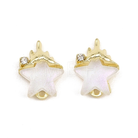 Alloy Crystal Rhinestone Charms AL-CBA8C77-01C-G-1