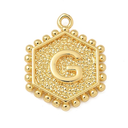 Brass Pendants KK-B126-01G-G-1