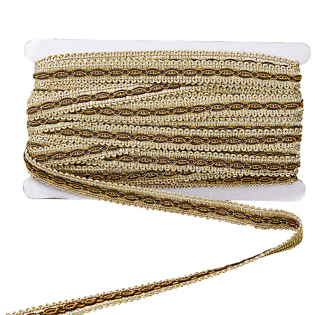 14.5M Polyester Lace Trim Ribbon OCOR-WH0101-244A-1