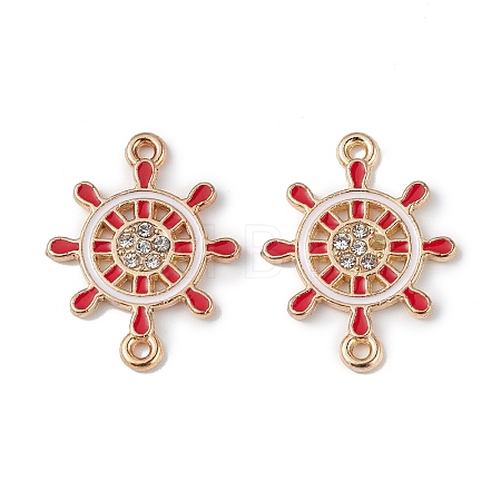 Alloy Enamel Connector Charms ENAM-I054-06E-1