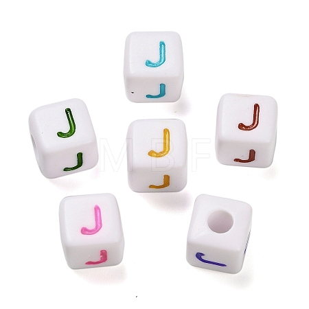 Opaque Acrylic Beads OACR-I022-01J-1