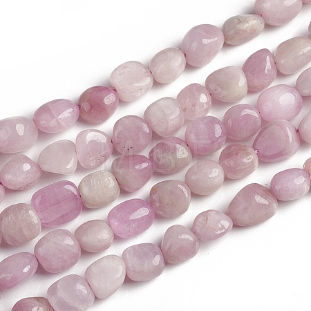 Natural Kunzite Beads Strands G-D0002-D68-1