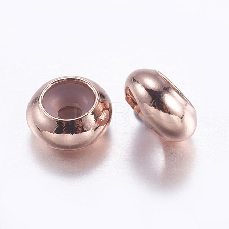 Brass Beads X-KK-K197-B-15RG-1