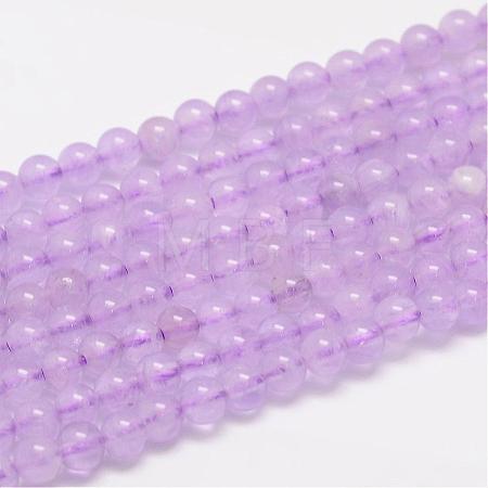 Natural Lavender Amethyst Beads Strands G-F306-11-5mm-1