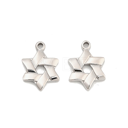 304 Stainless Steel Pendants STAS-D384-10P-1