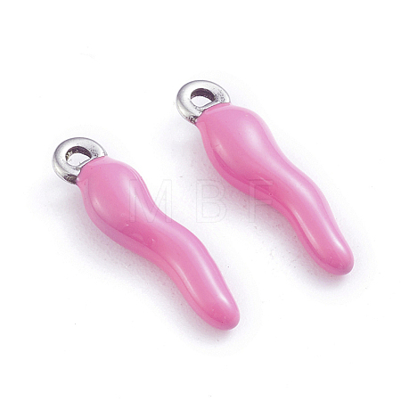 304 Stainless Steel Pendants STAS-I148-02P-12-1