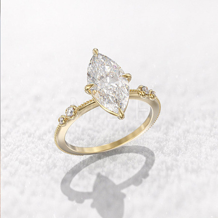 Brass Pave Cubic Zirconia Finger Rings FS-WG1A7FF-09-1