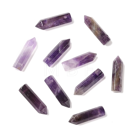 Natural Amethyst Pointed Pendants G-D460-01O-1