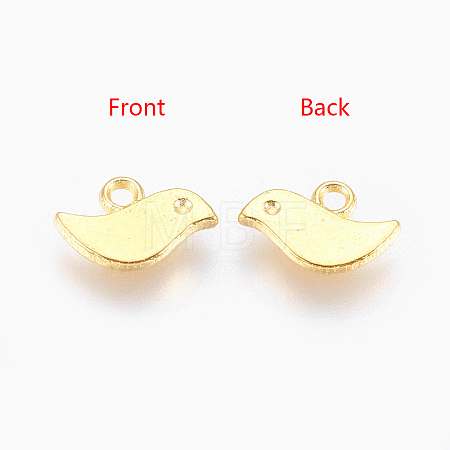 Tibetan Style Alloy Charms TIBEP-A18898-G-FF-1