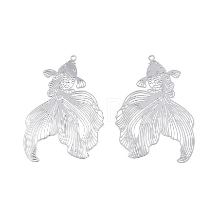 201 Stainless Steel Pendants STAS-N102-24P-1