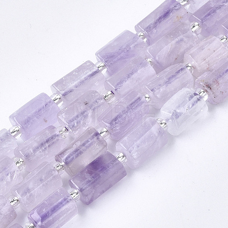 Natural Lavender Amethyst Beads Strands X-G-S345-8x11-015-1
